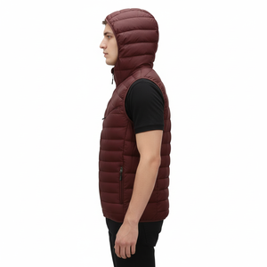 Veste matelassée pour homme avec logo personnalisé imprimé, veste matelassée de haute qualité sur mesure pour adultes, service OEM pour hommes - Product Image 3