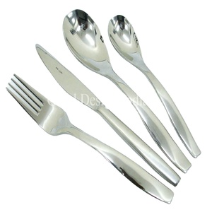 Modern Mirrored steel Eco Friendly Reusable Stainless Steel Matte Polish Camping <b>Flatware</b> <b>Set</b> by Good Design - Product Image 1