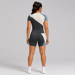 <b>Women</b> <b>Short</b> <b>Set</b> Custom <b>Women</b> <b>Short</b> <b>Set</b> Two Piece Casual Summer Outfit Breathable Fabric Lightweight Comfortable Fit Matching Top - Product Image 2