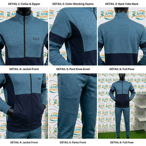 Survêtement très demandé à faible MOQ, 100 % coton, haute qualité, séchage rapide, respirant, léger, coupe classique, confortable - Product Image 5