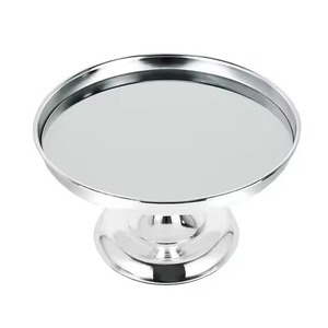 Base Redonda de Metal para Pastel, Plato para Exhibición de Postres, Soporte para Cupcakes, Decoración para Mesa de Boda - Product Image 4