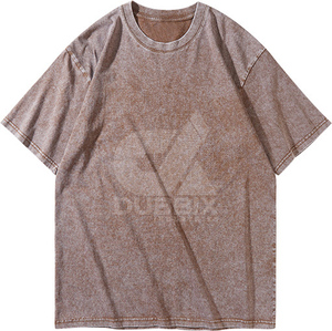 Camiseta Ringer Vintage de Alta Calidad con Lavado Ácido, Camisetas Oversize con Lavado Ácido para Hombre en Oferta 2026 - Product Image 1