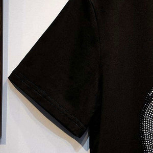 เสื้อยืดผู้ชายประดับเพชร คุณภาพดีที่สุด สไตล์ใหม่ ผลิตตามสั่ง เสื้อยืดผู้ชายประดับเพชรสำหรับใส่หน้าร้อน - Product Image 6