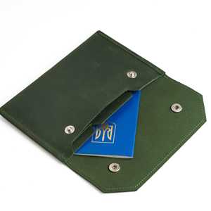 Cartera de Cuero Genuino para Efectivo, con Logotipo Personalizado, Venta al Por Mayor, Organizador de Dinero Premium, LCE-0035 - Product Image 3