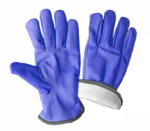 Guantes de Trabajo de Cuero Amarillos Unisex para Exteriores, Protección para Todas las Estaciones - Product Image 3