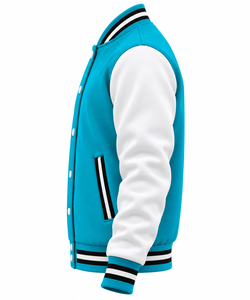 Veste de baseball personnalisée en gros avec logo sur mesure pour hommes, en laine, design personnalisé, veste universitaire pour hommes - Product Image 3