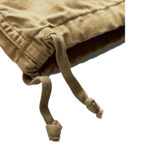 Workwear <b>Men's</b> Cargo Pants <b>Herringbone</b> Twill Vintage Button Fly Multi Pocket Drawstring Hem Streetwear Premium Custom OEM Option - Product Image 6