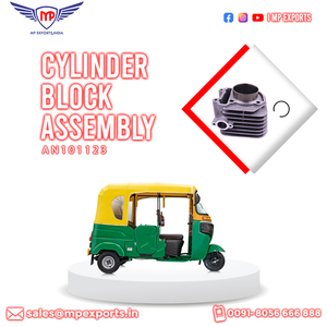 Indian-Made Cylinder Block <b>Assembly</b> 3W4S 205 for 3W Tuk Tuk | High Quality <b>Engine</b> Parts Compatible with RE Model Export to Haiti - Product Image 3