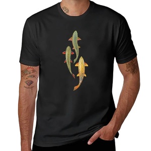 T-shirts d'été à manches courtes, hauts décontractés en pur coton pour hommes, style streetwear - Product Image 1