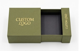 Boîte rigide personnalisée avec logo, papier artistique rectangulaire, estampage à chaud haut de gamme, emballage cadeau - Product Image 3