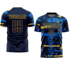เสื้อฟุตบอลชายดีไซน์แบบมืออาชีพสวมใส่สบายทนทานเหมาะสำหรับการฝึกซ้อมฟุตบอลและการแข่งขันทีม - Product Image 5