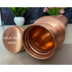 Plain <b>Copper</b> Water <b>Bottle</b> Adults Health Beneficial High Insulated BPA Free <b>Copper</b> <b>Bottle</b> For Drinking For Gym Sports Running Use - Product Image 5