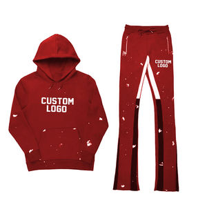 Ensemble de survêtement baggy 100 % coton OEM pour homme, ensemble personnalisé 2 pièces, sweat à capuche et pantalon de survêtement, ensemble de survêtement surdimensionné personnalisé pour homme - Product Image 5