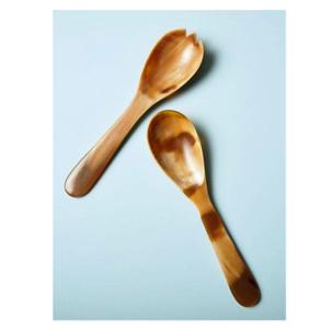 Utensilios para Ensaladas Hechos a Mano, Ecológicos, Aptos para Lavavajillas, para Cocina, Hechos en India - Product Image 1