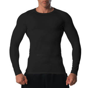 Camiseta de Compresión Deportiva para Hombre, Transpirable, de Secado Rápido, para Gimnasio, Atletismo, Running, Entrenamiento, OEM - Product Image 2
