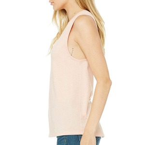 OEM Best Selling Womens Light Blue Sleeveless Sports Tank <b>Top</b> Quick Dry Breathable Polyester Mesh Women's Tank <b>top</b> - Product Image 4