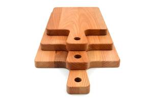 Tabla de cortar hecha a mano de madera maciza de mango, apta para lavavajillas y ecológica. - Product Image 2