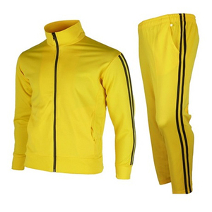 Ensemble de survêtement en polyester de haute qualité, deux pièces, anti-boulochage, infroissable, respirant, séchage rapide, léger, taille élastique - Product Image 4