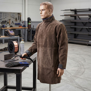 Chaqueta de Soldadura Premium JNM SAFETY, Nivel de Protección Contra Incendios, Resistente al Calor, Cuero Vacuno, Certificación CE, 500C-1000C - Product Image 2