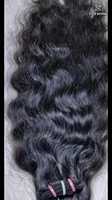 Extensions de cheveux naturels indiens Remy à donneur unique, 26 pouces, 100g, double trame machine, cheveux bouclés ondulés profonds