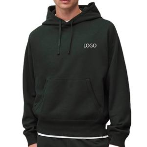 Sudadera con Capucha para Hombre, Estilo Moderno, Hombros Caídos, Corte Holgado, Material Suave, Color Sólido, con Logotipo Personalizado, 2026 - Product Image 1