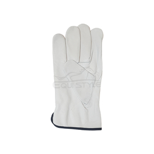 Gants de sécurité au travail en cuir de vachette blanc anti-coupure pour la protection des mains, gants de sécurité industriels en gros - Product Image 3