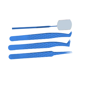 Wholesale High Quality Stainless Steel Long-Handle Eyelash Extension Mirror Custom Logo/Color Reusable Magnifying False Eyelash - Product Image 4