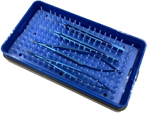 Juego de Instrumentos Oftálmicos Premium de 4 Piezas - Kit de Instrumentos de Microcirugía Reutilizables y Autoclavables de Acero Inoxidable y Bandeja de Esterilización - Product Image 2