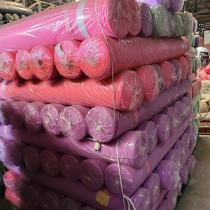 Tissu coréen ITY 95 % polyester 5 % élasthanne, teint uni, qualité supérieure, drapé, infroissable, pour vêtements femme et homme, Somali Dirac - Product Image 1