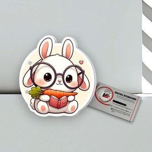 Placas Magnéticas Acrílicas Personalizables para Pestañas con Logotipo, Diseño de Conejito Rosa, Corazón, Gafas, Lazo, Herramientas para Extensión de Pestañas - Product Image 6