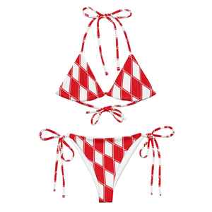 Bikini sexy personnalisé 2 pièces, séchage rapide, respirant, polyester/nylon, maillots de bain pour femmes, vente en gros d'usine - Product Image 1