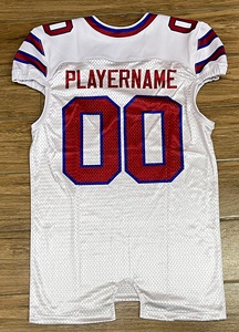 Jersey de Fútbol Americano de Alta Calidad para Entrenamiento, Personalizado OEM, Tela de Malla de Poliéster, Talla Grande, Manga Corta - Product Image 4