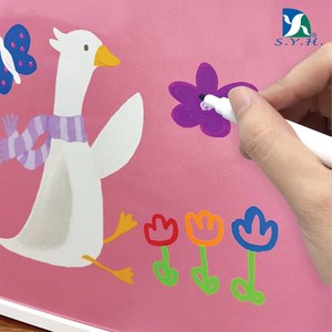 Pizarra Magnética con Marco de Madera Blanca y Diseño de Pato para Decoración del Hogar y Uso Diario - Product Image 4
