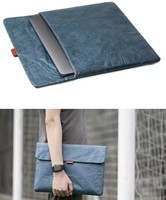 Tyvek recyclable personnalisé lavable étanche pochette pour ordinateur portable sac avec étui en papier pour ordinateur
