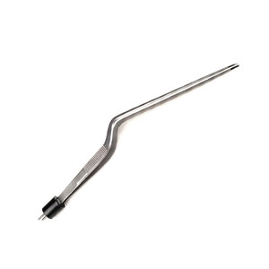 Pince bipolaire électrique en acier inoxydable, non isolée, à baïonnette, angulaire, 18 cm, avec pointes de 0,5 mm, 1,0 mm et 2,0 mm, instrument chirurgical - Product Image 1
