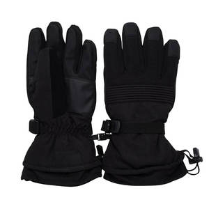Guantes de Esquí y Snowboard Unisex Negros, Impermeables, Transpirables, Resistentes al Viento, Térmicos, con Pantalla Táctil Completa para Invierno - Product Image 4