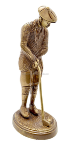 Figura de golfista de latón, estatua con temática deportiva, alta calidad, entrega rápida, color personalizado, decoración para oficina y hogar, pieza decorativa, venta al por mayor - Product Image 4