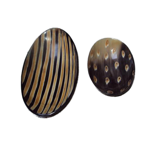 ชามฮอร์นวัวธรรมชาติแกะสลักกันน้ำสำหรับตกแต่งโต๊ะบ้านโรงแรมร้านอาหารเครื่องครัวสัตว์แท้ - Product Image 1