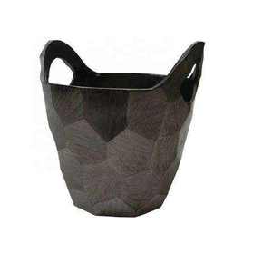 Stainless Steel Round Ice Bucket With <b>Lid</b> And Handle Rust Resistant Minimalist Design ice Bucket - Product Image 4