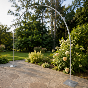 Arco de Boda Portátil de Aleación de Aluminio Reforzado, 7-8 pies de Altura, Estructura de Fondo para Ceremonias en Jardín Exterior, Decoración para Fiestas - Product Image 1
