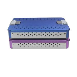 กล่องใส่เครื่องมือผ่าตัดแบบแมนนวลคุณภาพสูง กล่องอลูมิเนียมสำหรับฆ่าเชื้อ Pentax กล่องฆ่าเชื้อ CE - Product Image 3