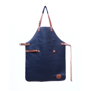 Tablier de Barbier Personnalisable pour Hommes et Femmes – Cape de Coiffure Confortable en Jean avec Logo pour Salons et Barbiers - Product Image 1