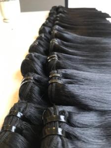 ผมต่อผมมนุษย์แท้สีดำเงางามเป็นพิเศษสำหรับผมแท้เวียดนาม - Product Image 3