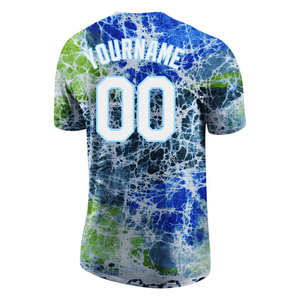 Nouveau maillot de football imprimé par sublimation, respirant, 100% polyester, séchage rapide, t-shirts personnalisés, vêtements d'équipe, maillots de football - Product Image 3