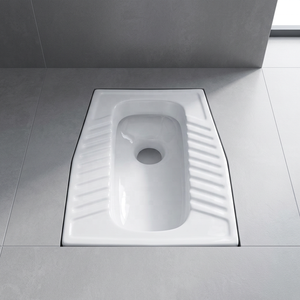 Modern <b>Ceramic</b> Squatting Toilet <b>Pan</b> White Eastern Orissa WC Floor Mount Sanitary Ware For African Market Export - Product Image 2