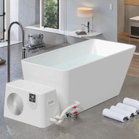 ICEGALAX gros glace bain trempage baignoire eau froide plongeant salle de bain acrylique baignoire pour glace eau thérapie