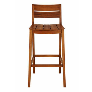 Silla de Bar de Madera de Teca Sólida, Ecológica, Moderna, Duradera, Minimalista, de Alta Calidad, para Barra de Bar, Venta al Por Mayor - Product Image 3