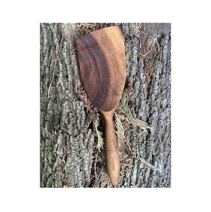 Ensemble de spatules rustiques en bois d'olivier, ustensiles de cuisine en bois naturel pour cuisiner, frire, remuer et servir - Product Image 6