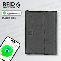 Usine OEM RFID Blocage En Cuir Passeport Titulaire Voyage Portefeuille Apple Trouver Mon Suivi Anti Perdu Organisateur En Vrac En Gros