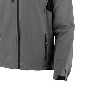 Vêtements pour hommes, veste softshell tendance à fermeture éclair, vêtements de protection solaire, séchage rapide, respirant, veste softshell pour hommes - Product Image 5